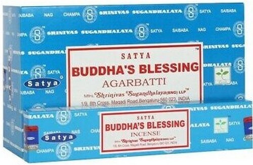 Encens BUDDHA'S BLESSING - Encens Satya 15g – Sérénité, sagesse et harmonie intérieure