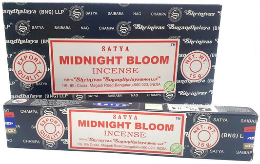 Encens MIDNIGHT BLOOM - Encens Satya – L’élégance florale de la nuit