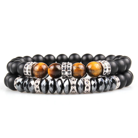 Bracelet Homme Pierre Œil de Tigre