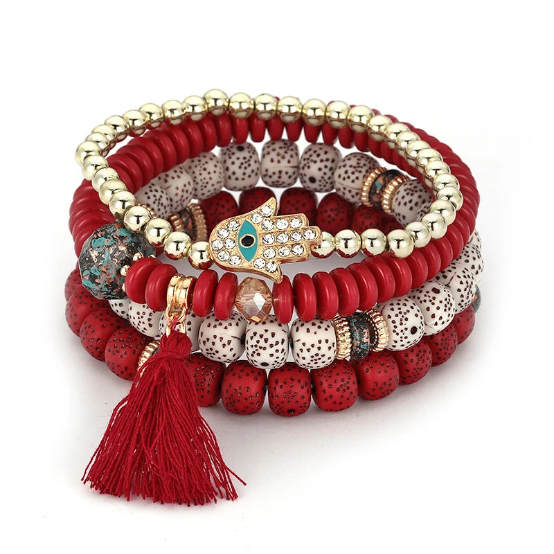 Bracelet Bohème Multicouches – Élégance et Esprit Libre