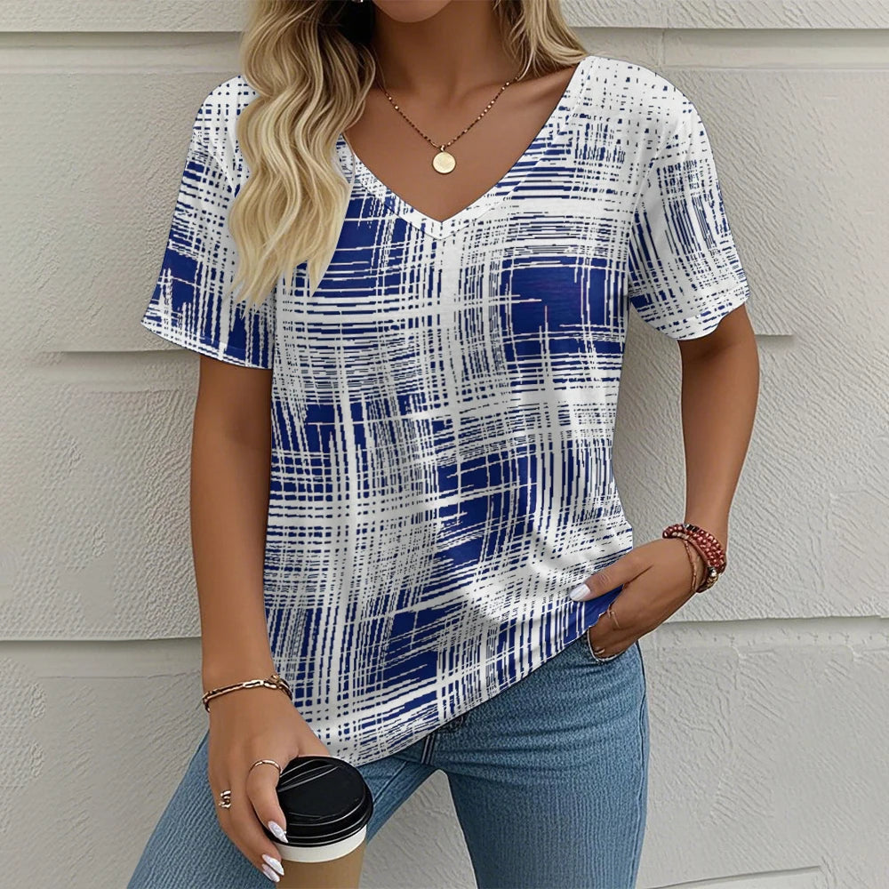 T-shirt Femme Été Vintage – Chic et Confort ✨