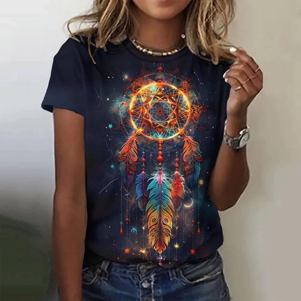 T-shirt Summer hippie 3D