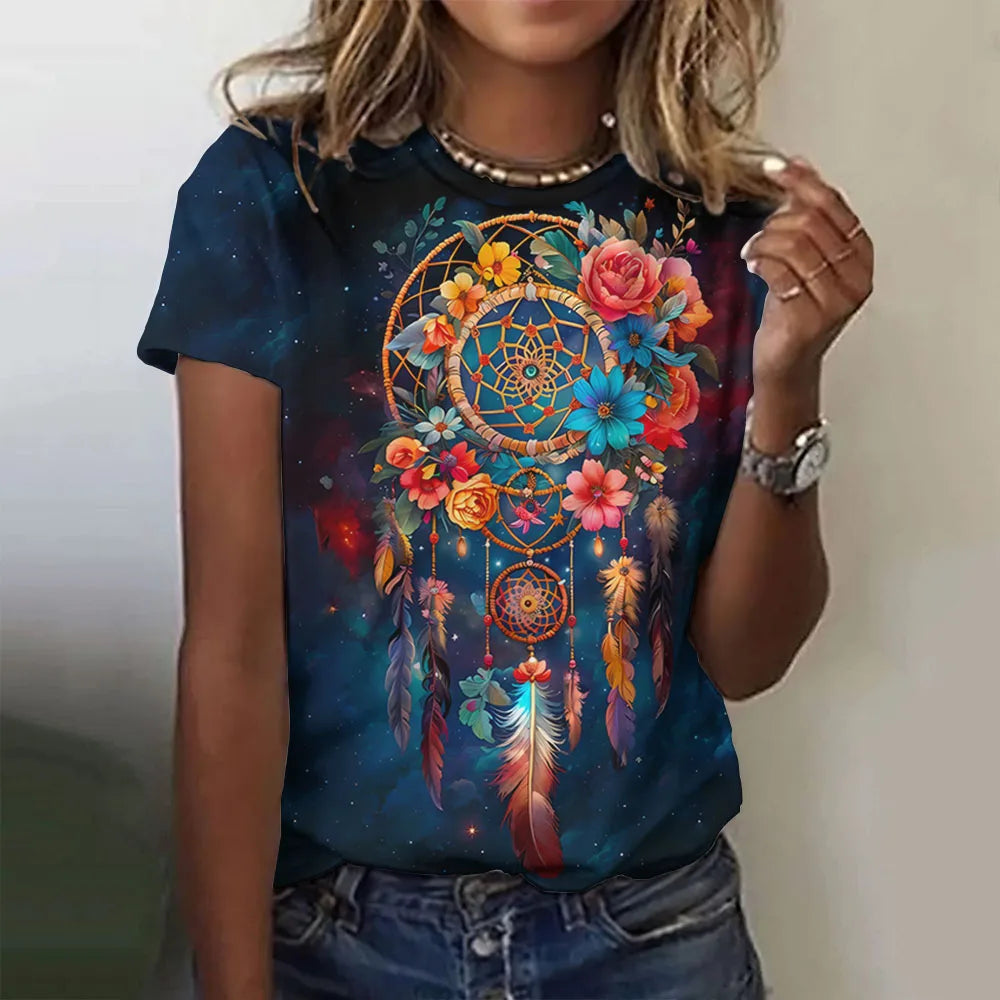T-shirt Summer hippie 3D