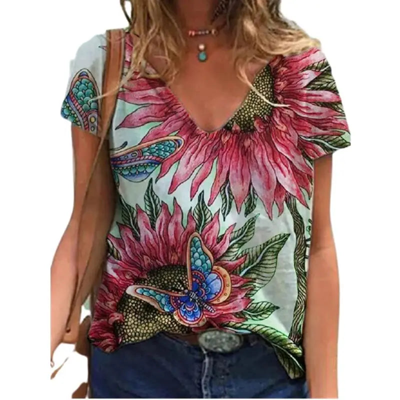 T-Shirt Femme Bohème Chic