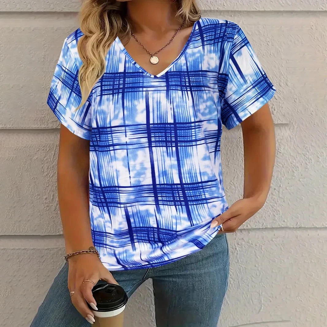 T-shirt Femme Été Vintage – Chic et Confort ✨
