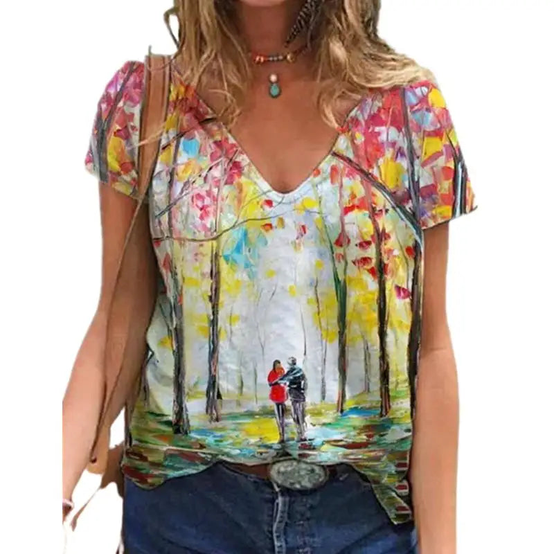 T-Shirt Femme Bohème Chic