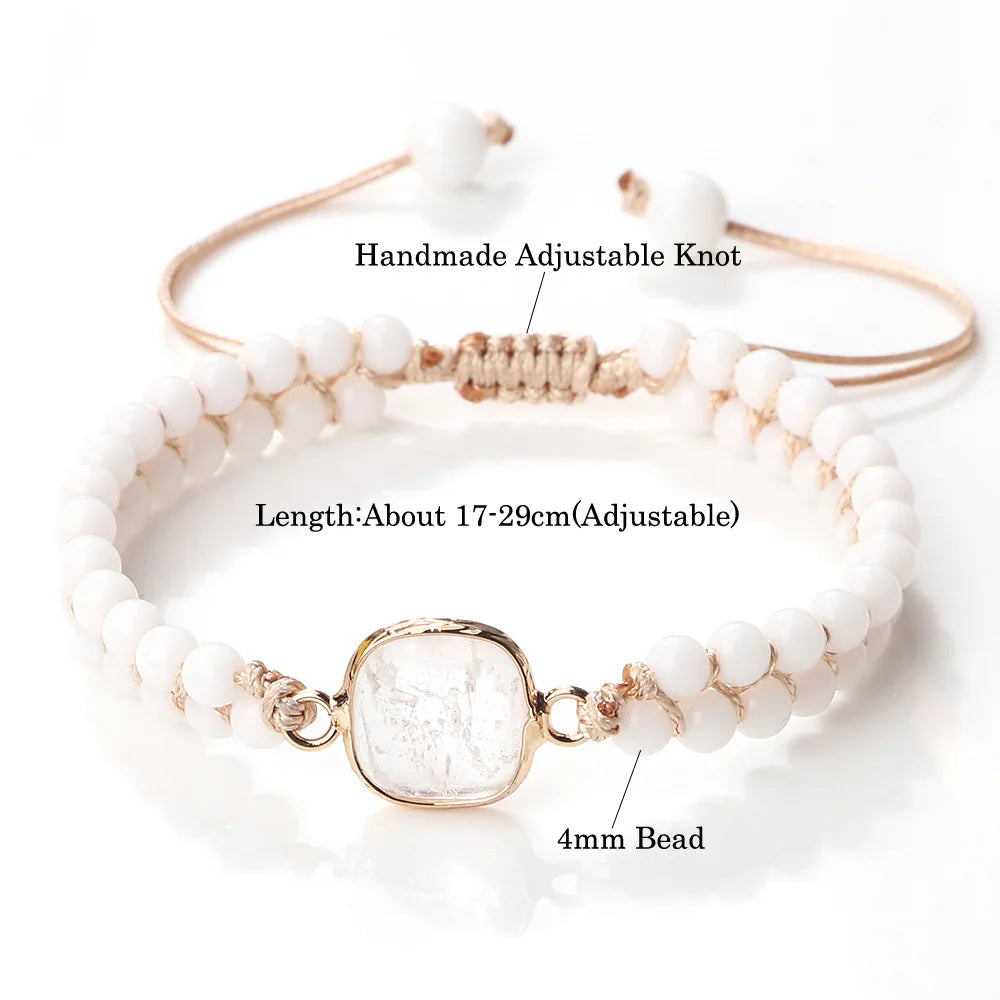 Bracelet hippie Howlite