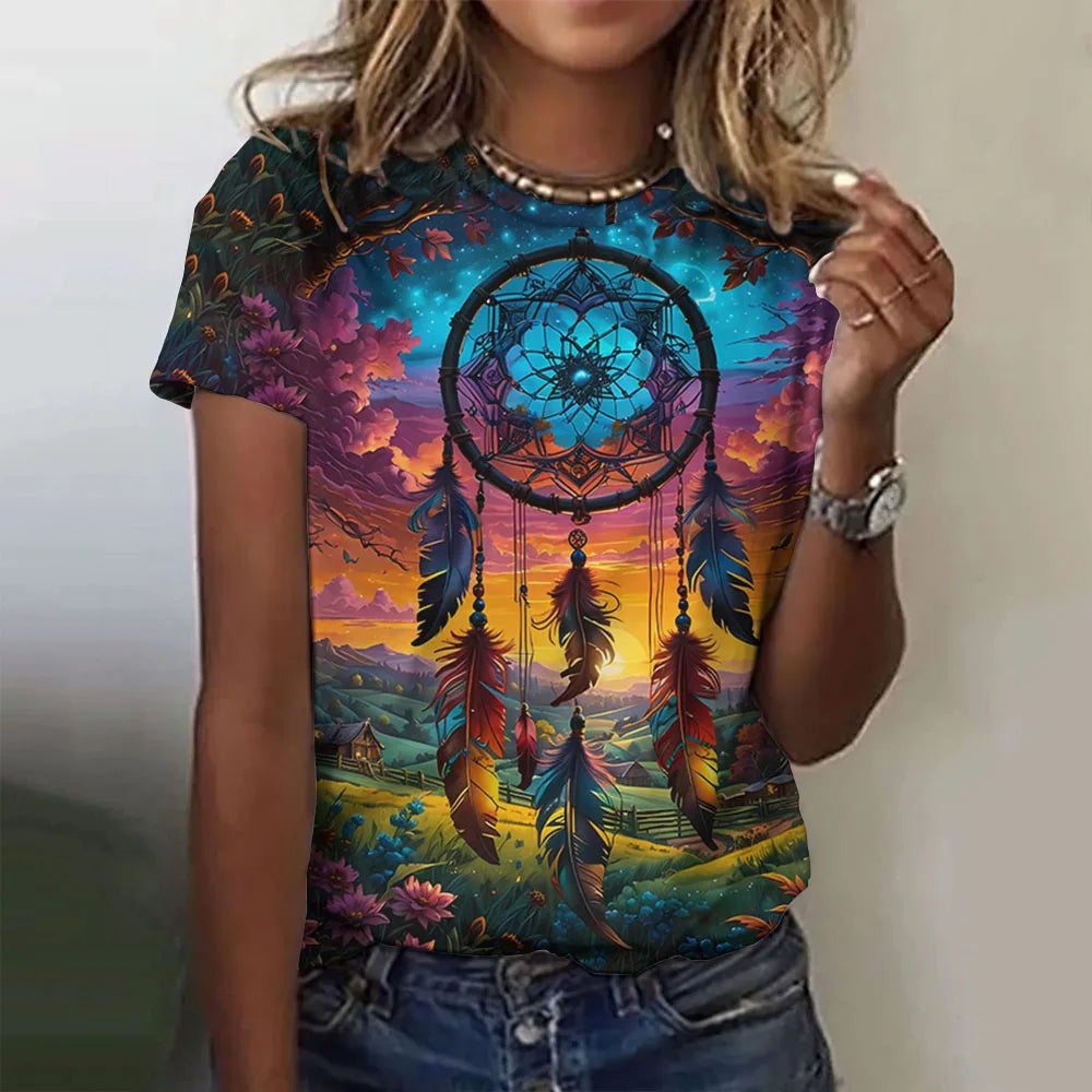 T-shirt Summer hippie 3D