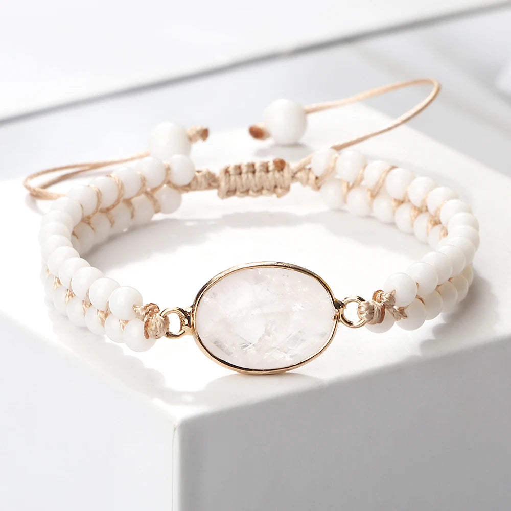 Bracelet hippie Howlite