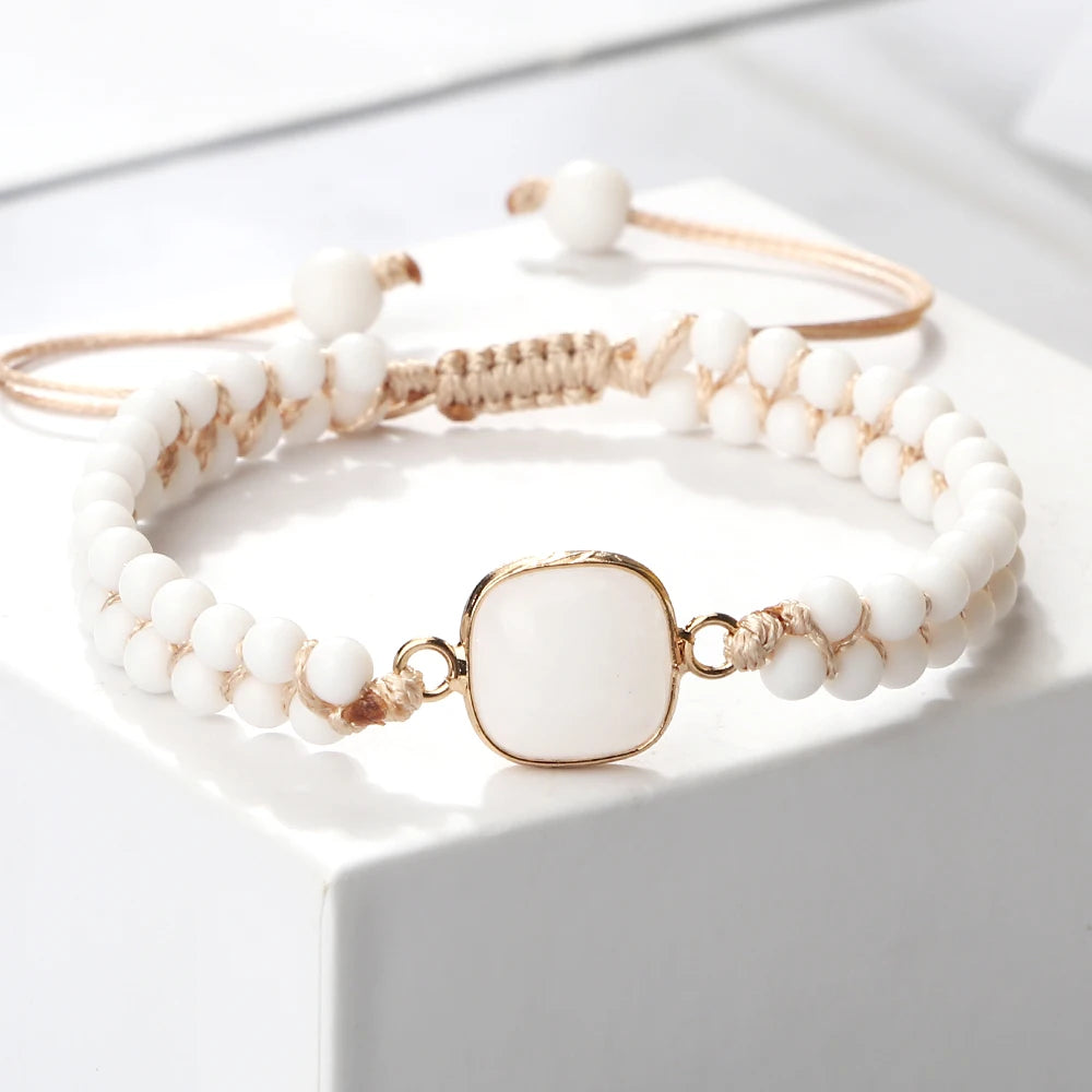 Bracelet hippie Howlite