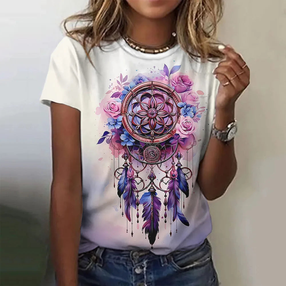 T-shirt Summer hippie 3D