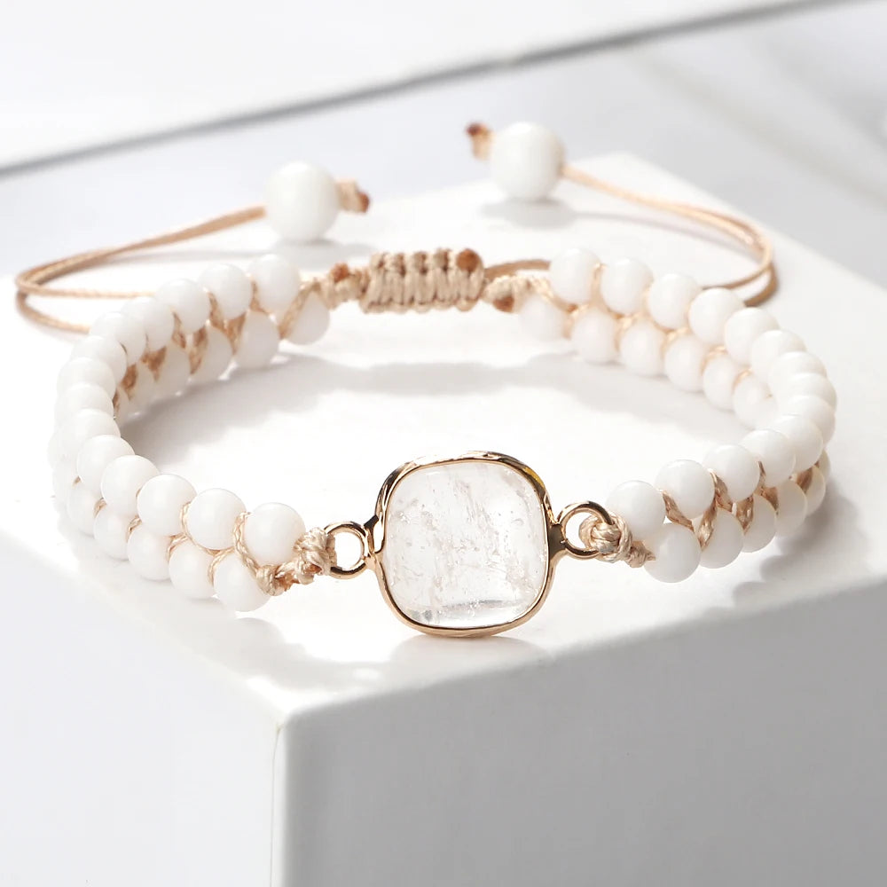 Bracelet hippie Howlite