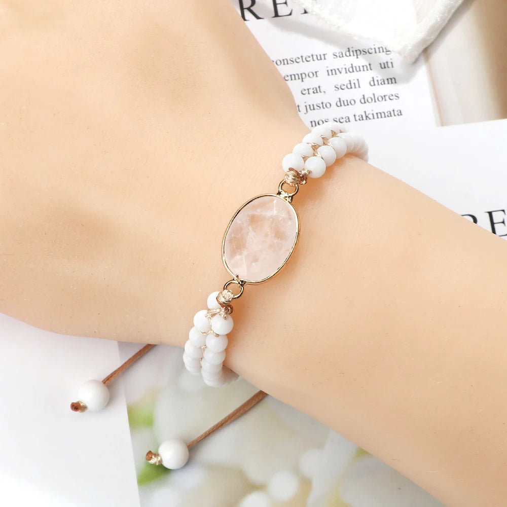 Bracelet hippie Howlite