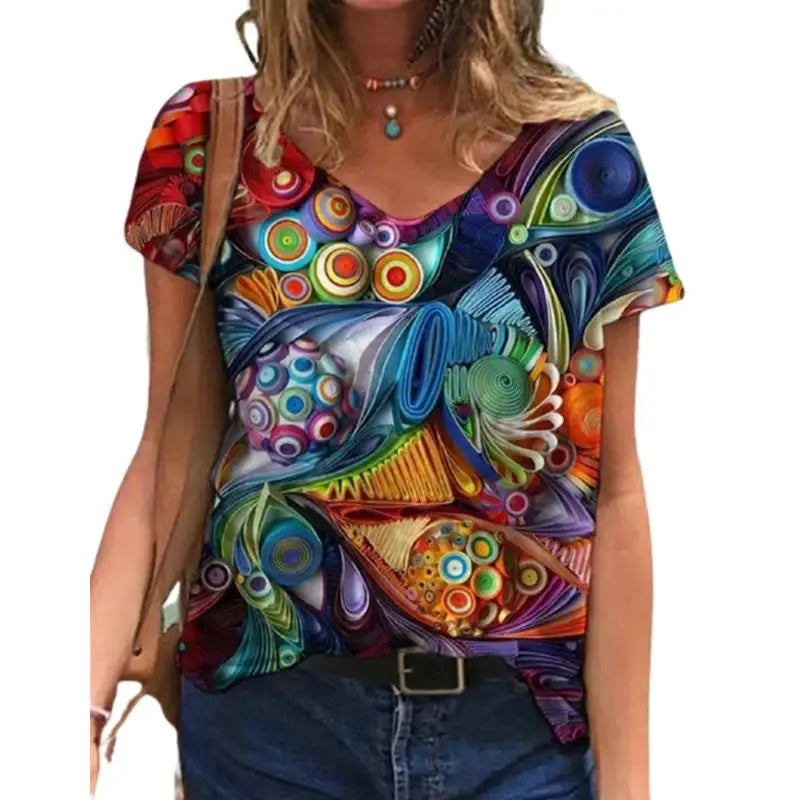 T-Shirt Femme Bohème Chic