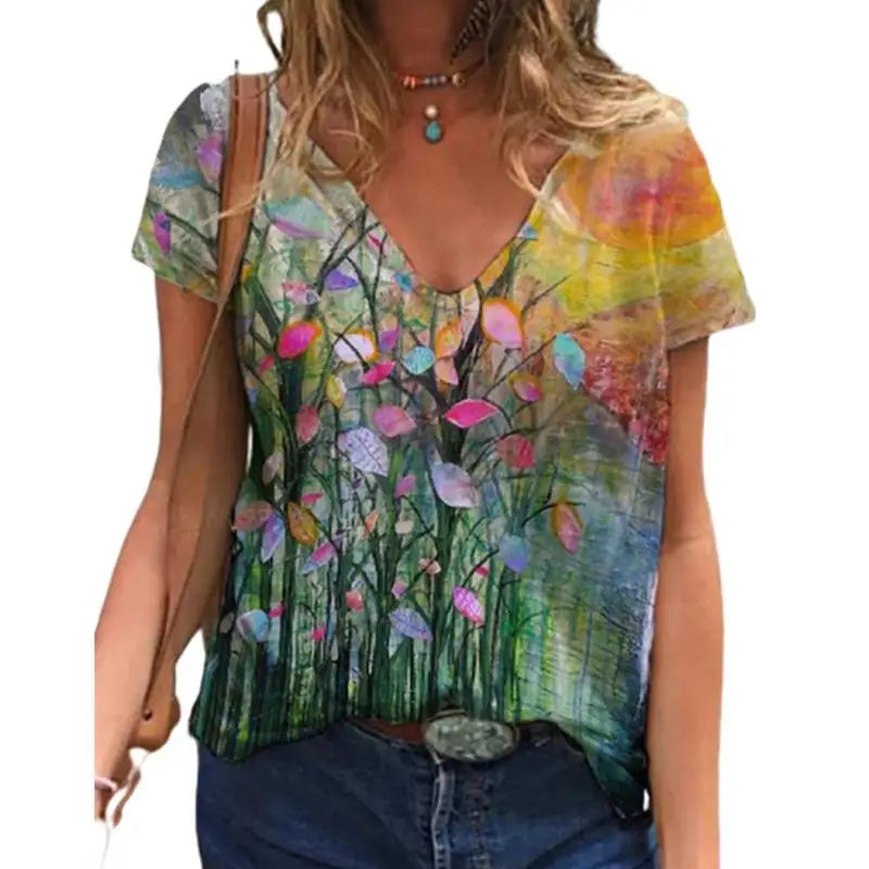 T-Shirt Femme Bohème Chic