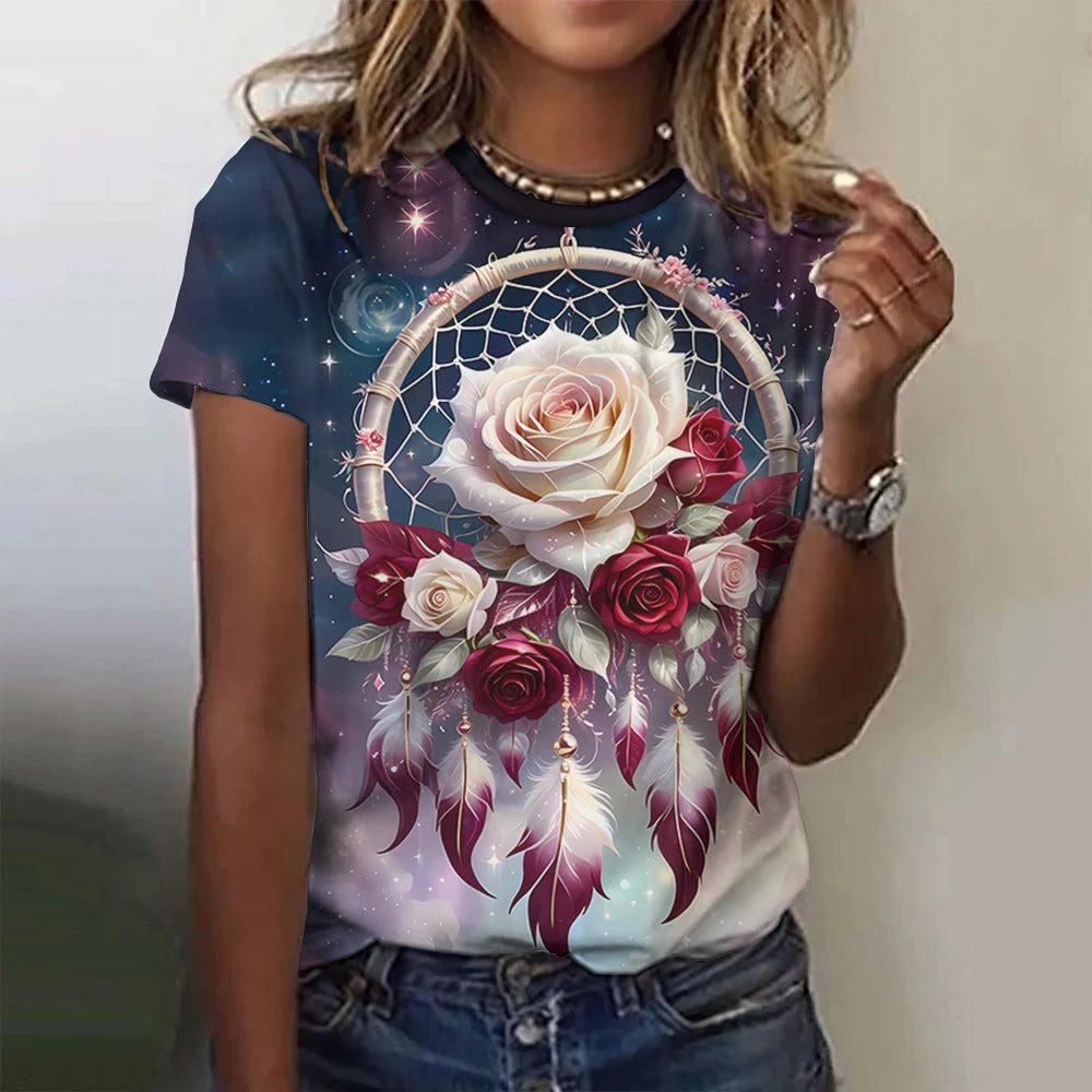 T-shirt Summer hippie 3D