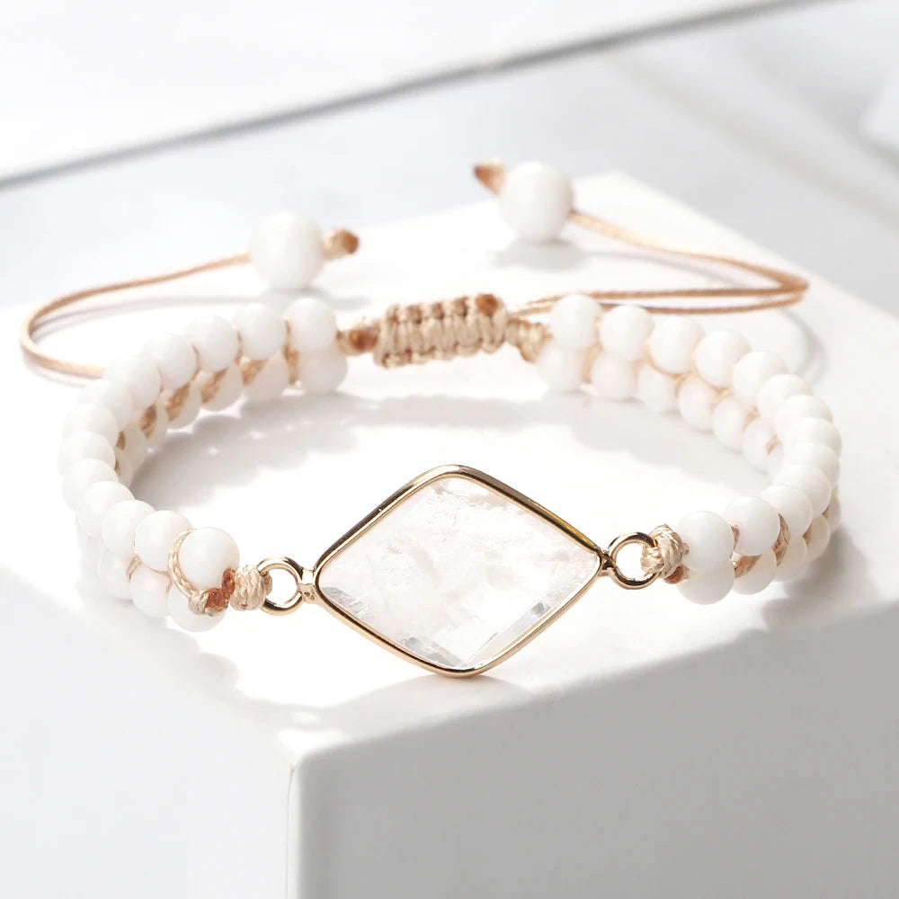 Bracelet hippie Howlite