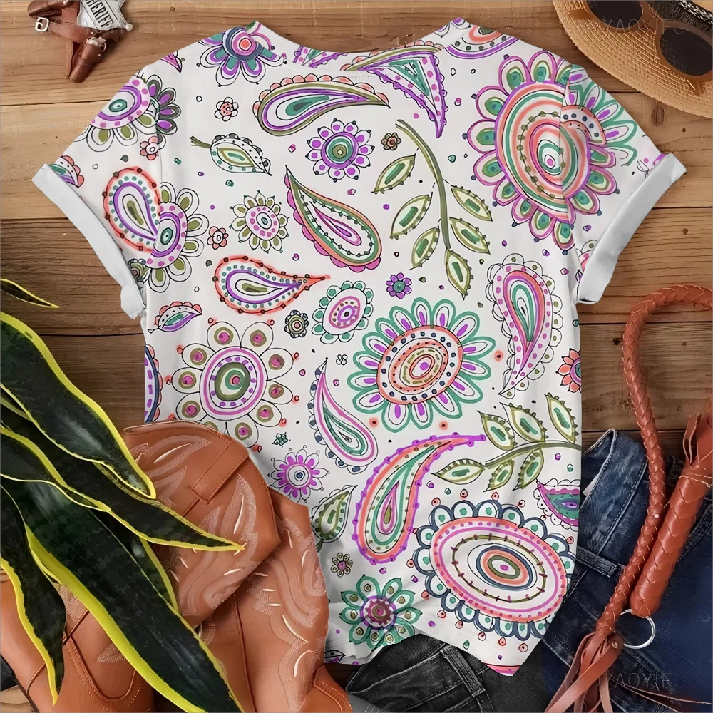 T-shirt Bohème Chic et Confortable