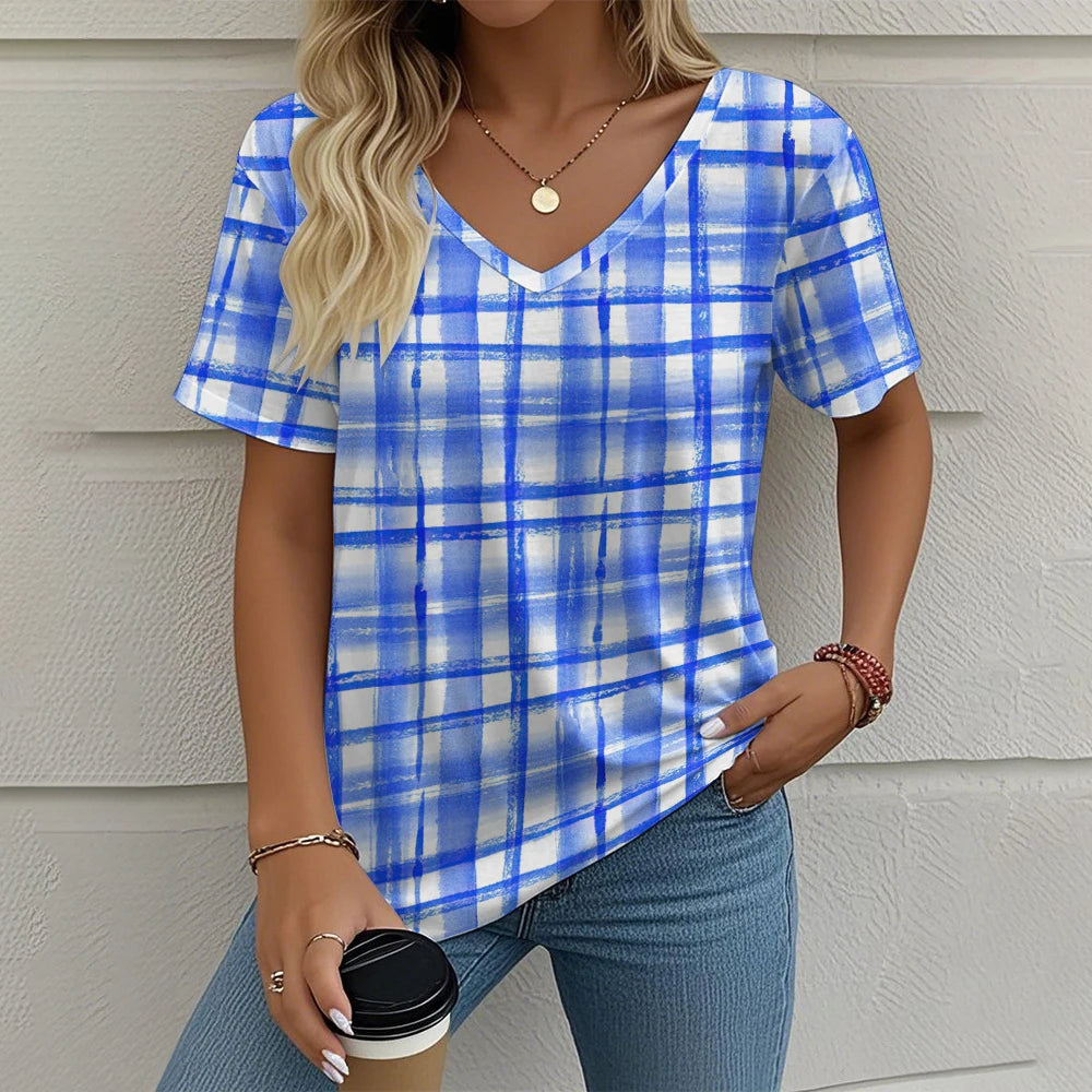 T-shirt Femme Été Vintage – Chic et Confort ✨