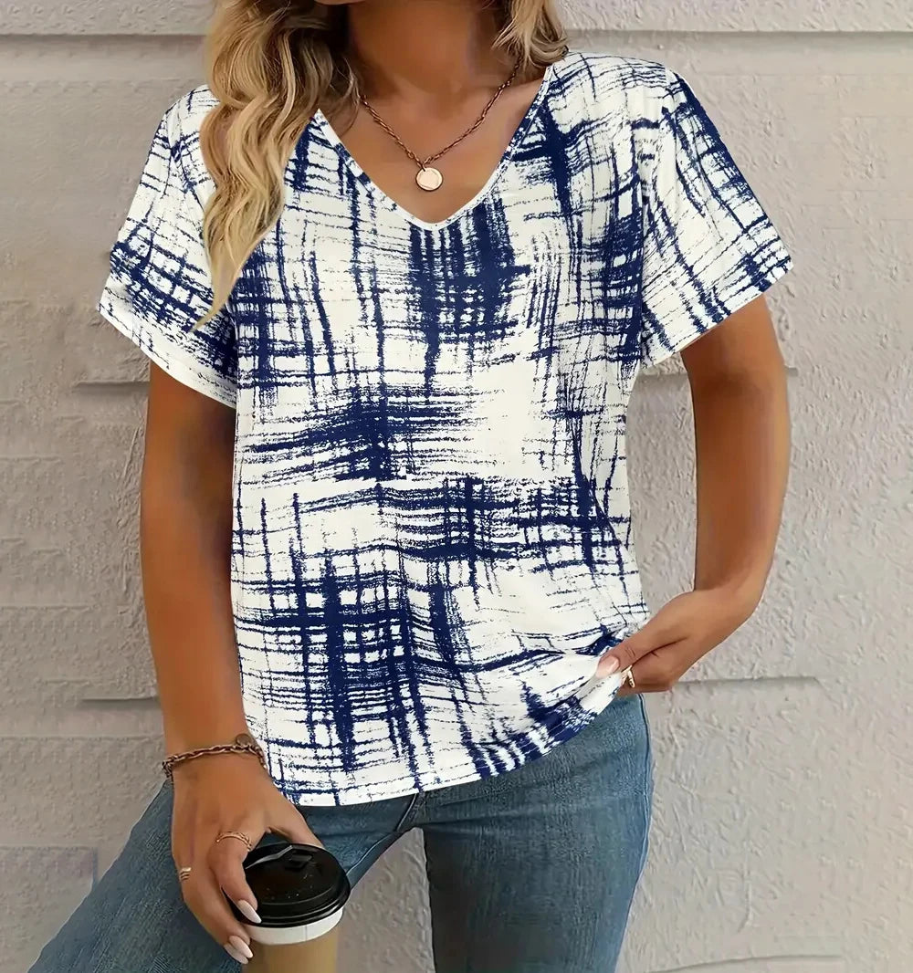 T-shirt Femme Été Vintage – Chic et Confort ✨