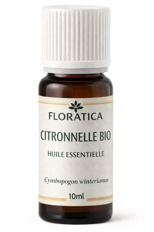 CITRONNELLE BIO - Huile Essentielle  - Fraicheur Purifiante et Protection Naturelle