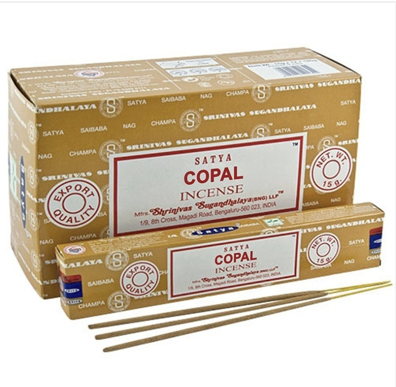 Encens COPAL - Encens Satya 15g – Purification sacrée et élévation spirituelle