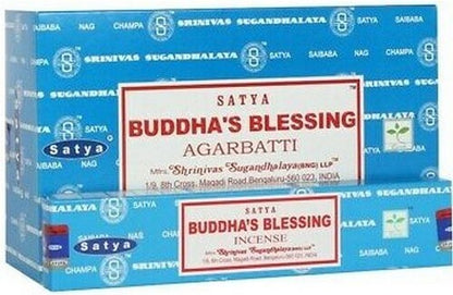 Encens BUDDHA'S BLESSING - Encens Satya 15g – Sérénité, sagesse et harmonie intérieure