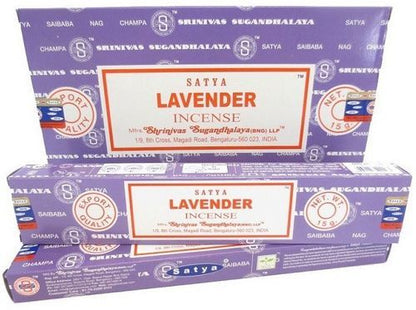 Encens LAVANDE - Encens Satya – Le parfum du calme et de la sérénité