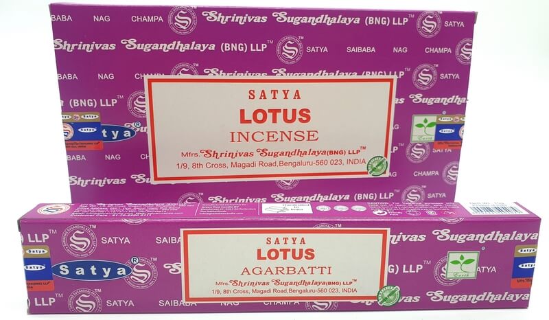 Encens Satya "LOTUS" – La pureté florale pour un esprit apaisé