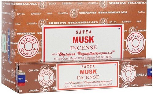 Encens Satya "MUSC" – L'intensité douce d'un parfum intemporel