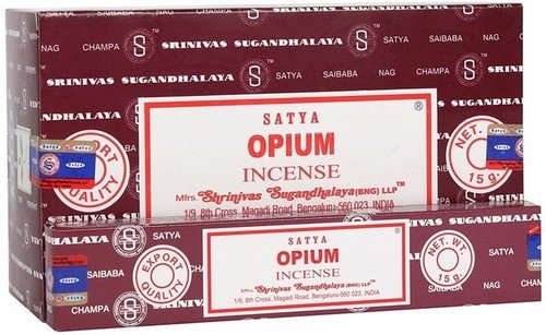 Encens Satya "OPIUM" – Voyagez au cœur des sens
