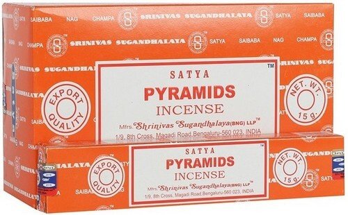 Encens Satya PYRAMIDS 15g - Énergie, mystère et élévation spirituelle