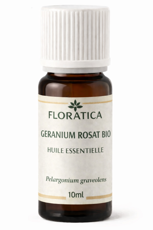 GERANIUM ROSAT BIO - Huile essentielle bio - 10ml - Floratica