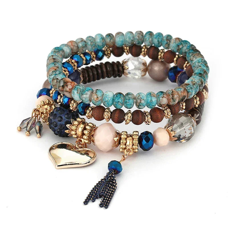 Bracelet Bohème Multicouches – Élégance et Esprit Libre