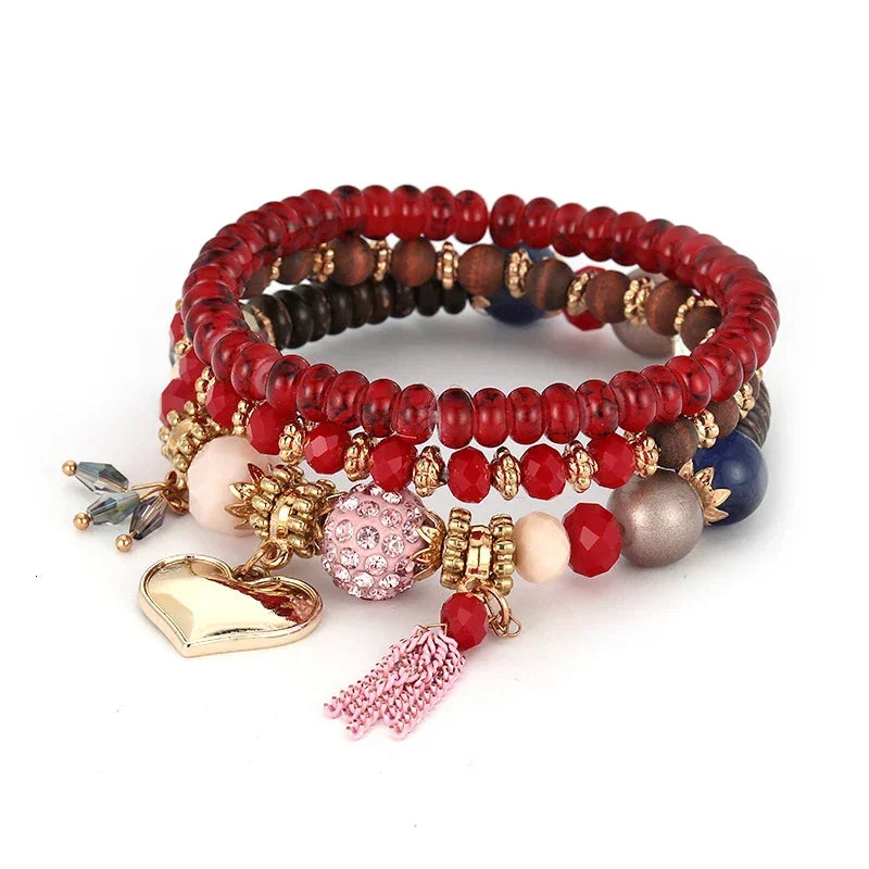 Bracelet Bohème Multicouches – Élégance et Esprit Libre