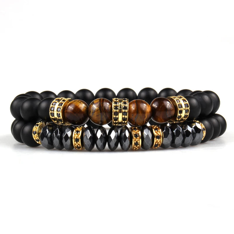 Bracelet Homme Pierre Œil de Tigre