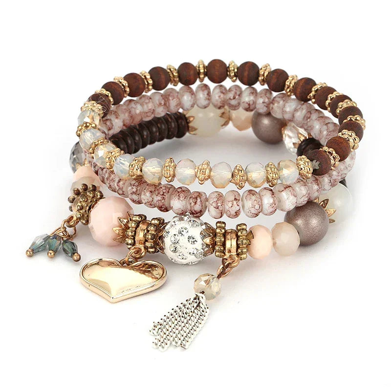 Bracelet Bohème Multicouches – Élégance et Esprit Libre
