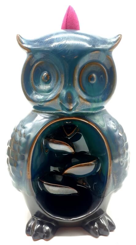 Porte-Encens Cône Backflow Hibou