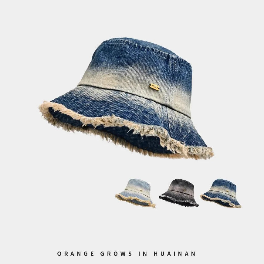 Bob en Jean Délavé – Style Rétro Unisexe