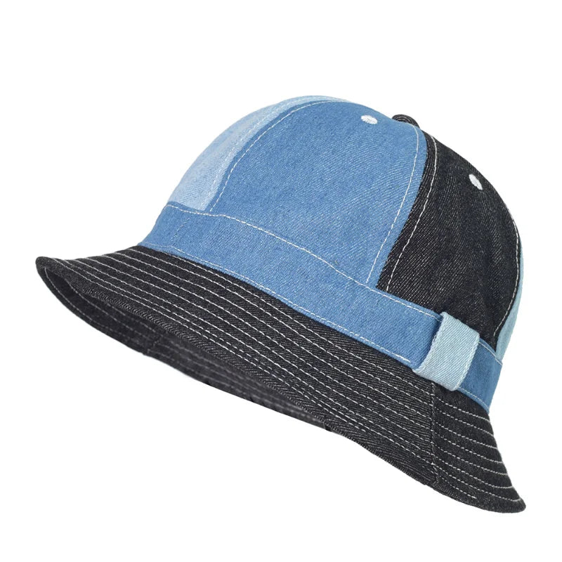 Bob Patchwork en Jean Délavé – Style Urbain Unisexe