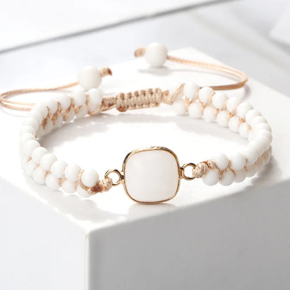 Bracelet hippie Howlite
