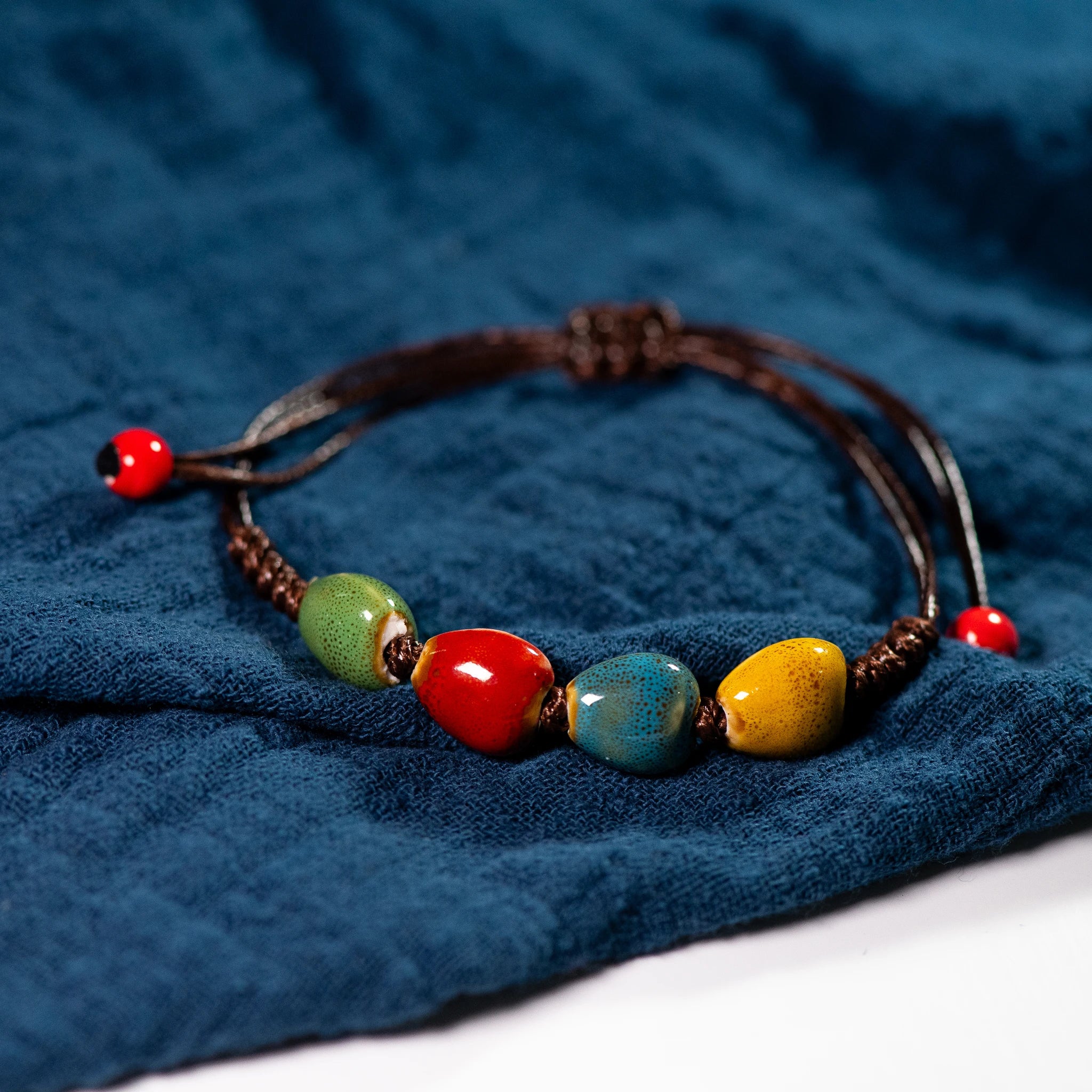 Bracelet Céramique Coloré Vintage