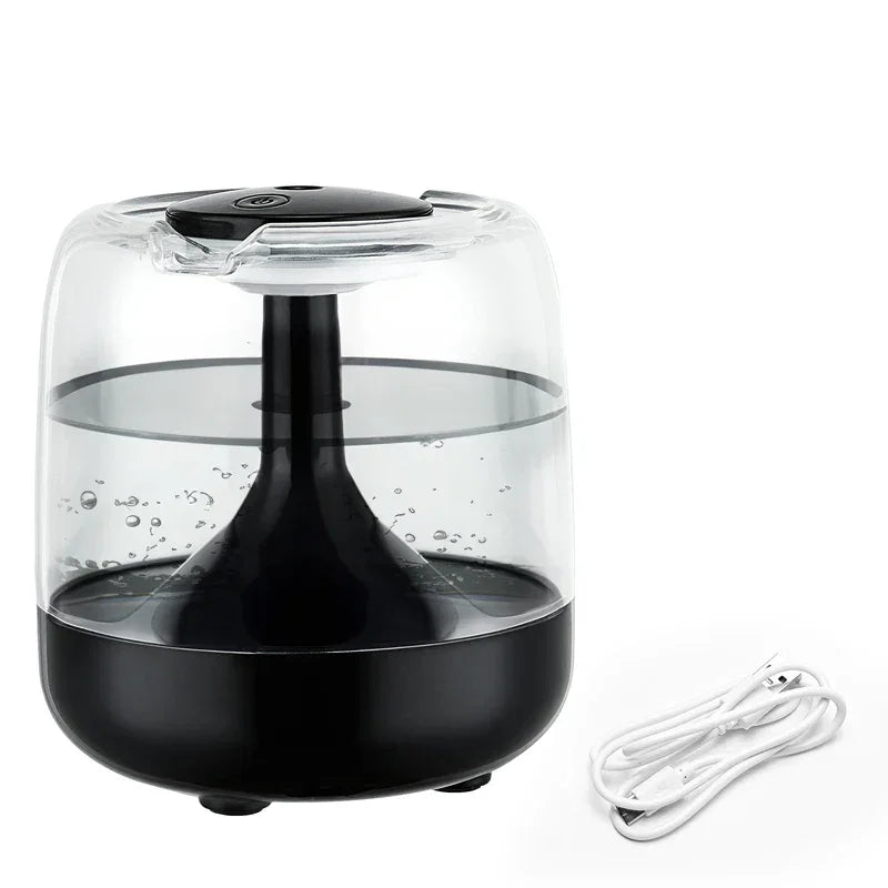 Humidificateur & Diffuseur d’Huiles Essentielles 650ML – Veilleuse LED Multicolore