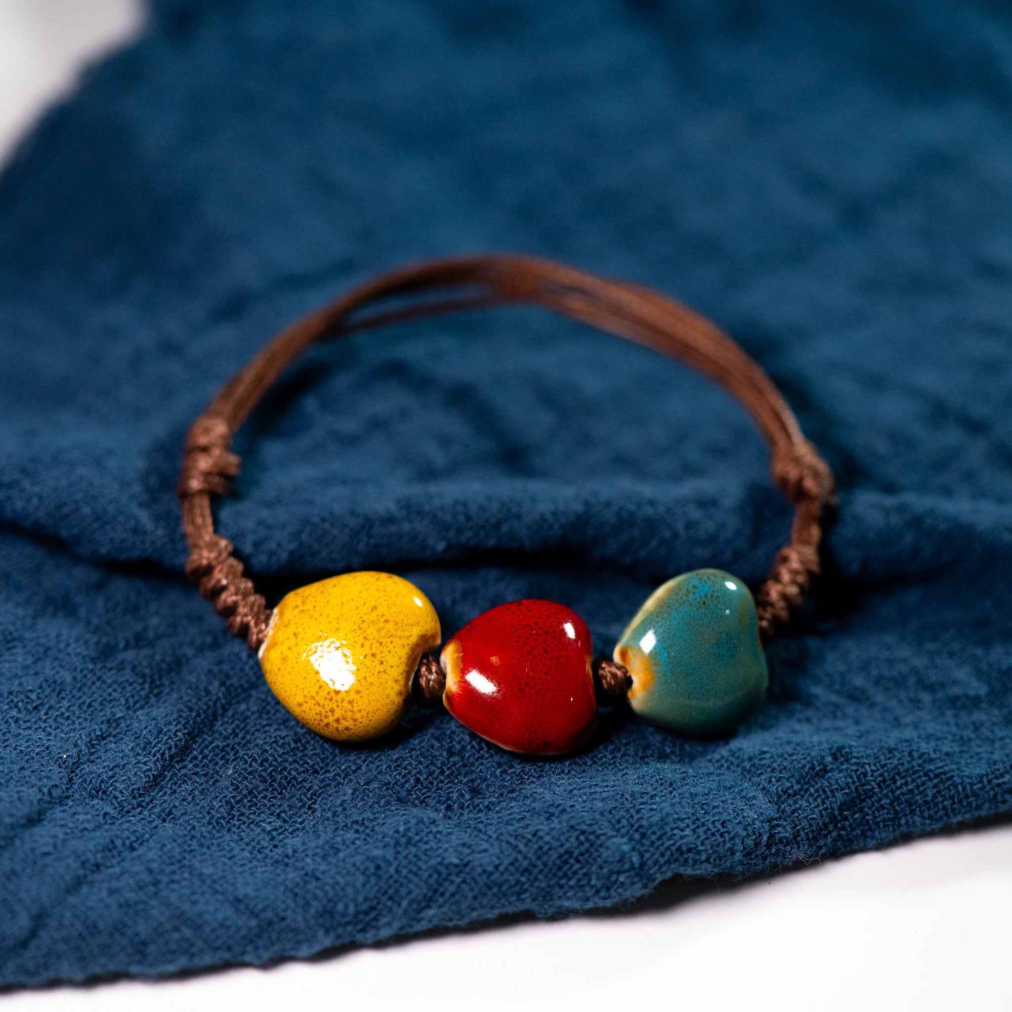 Bracelet Céramique Coloré Vintage