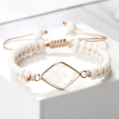 Bracelet hippie Howlite