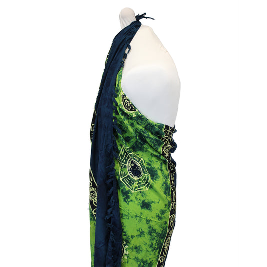 Sarongs vert Celtiques de Bali - Yin & Yang