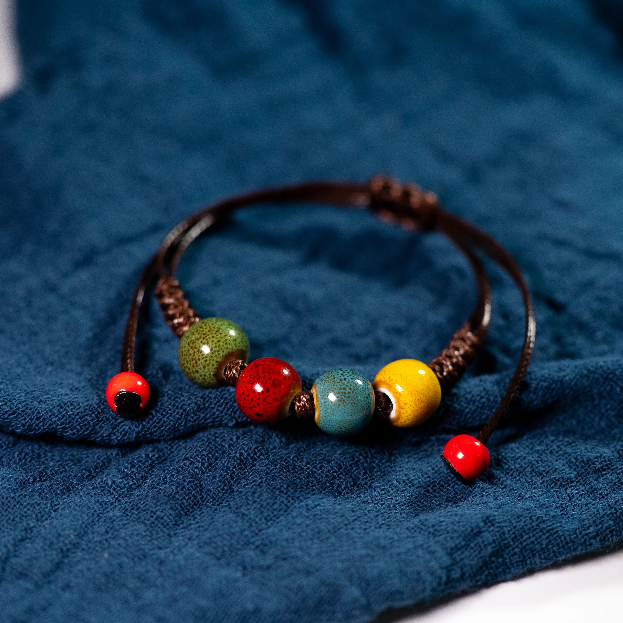 Bracelet Céramique Coloré Vintage