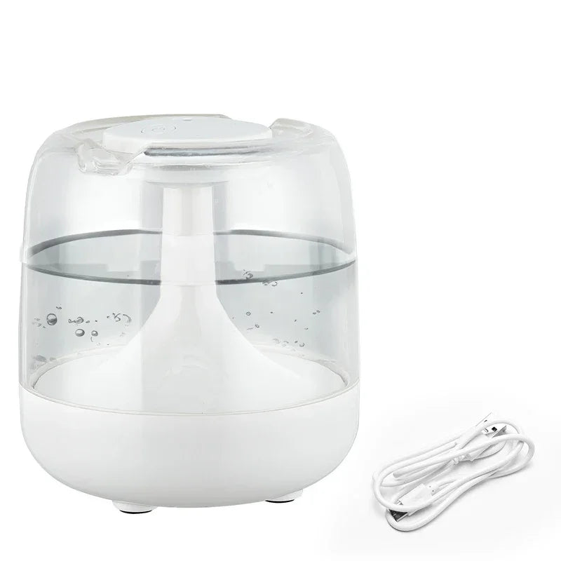 Humidificateur & Diffuseur d’Huiles Essentielles 650ML – Veilleuse LED Multicolore