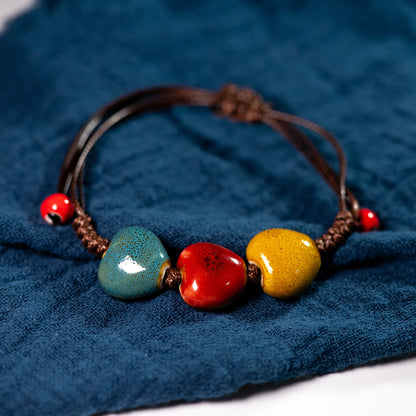 Bracelet Céramique Coloré Vintage