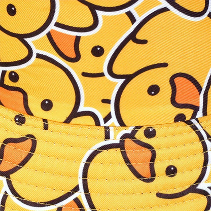 Bob Réversible Hip-Hop – Motif Canard Jaune